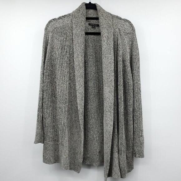 Rachel Zoe Gray Long Sleeve Linen Shawl Cardigan XXL - Picture 1 of 11